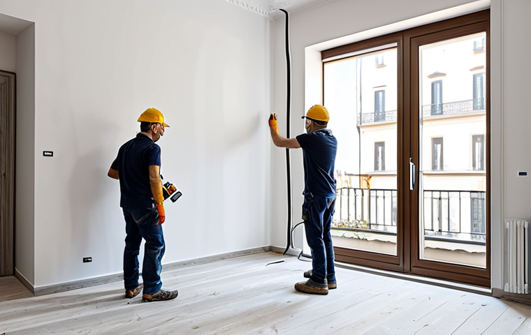 주택 시장의 변동과 혁신 전략 - Modern Apartment Renovation**
"A bright and airy apartment in Milan undergoing renovation, fully cl...